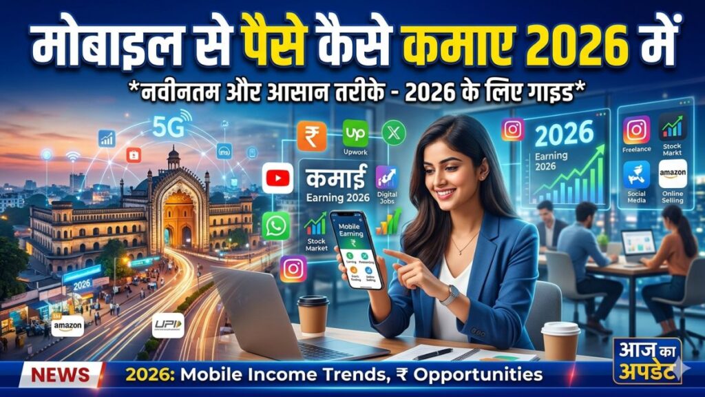 Mobile से पैसे कैसे कमाए 2026 में