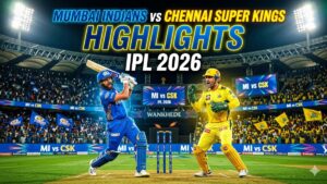 Mumbai Indians vs Chennai Super Kings Today Match Highlight: आखिरी ओवर का थ्रिलर जिसने बदल दिया गेम