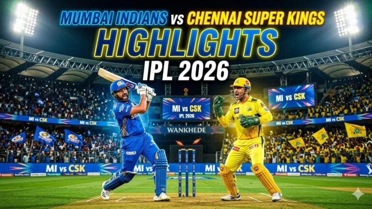 Mumbai Indians vs Chennai Super Kings